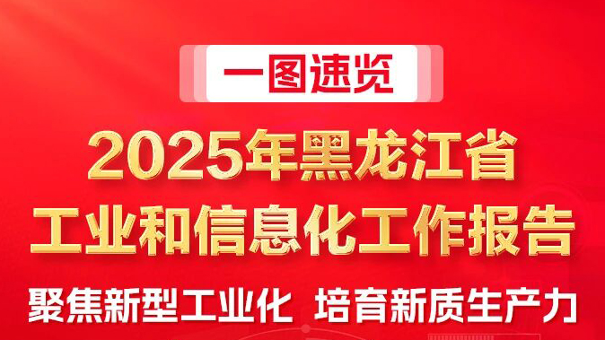 一圖讀懂｜2025年黑龍江省工信工作報告